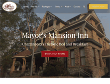Tablet Screenshot of mayorsmansioninn.com